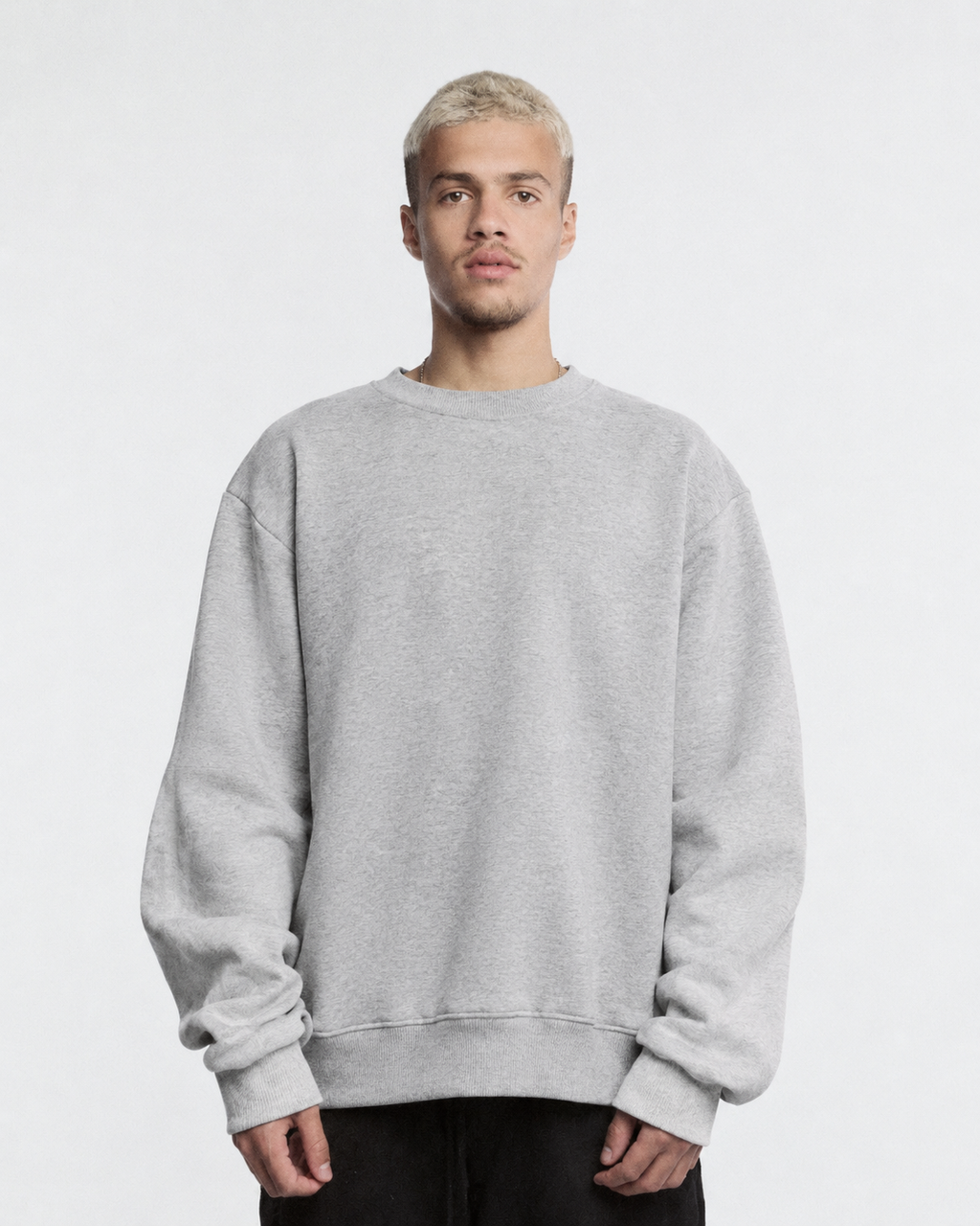 Black+Grey Core Crewnecks