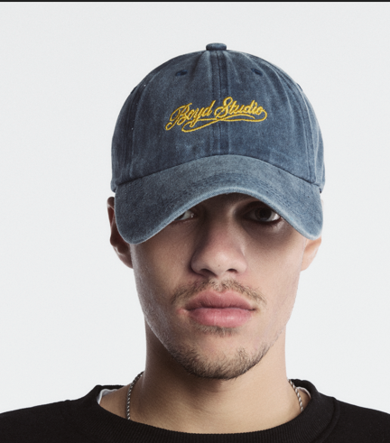 BLUE WASHED BOYD STUDIO CAP