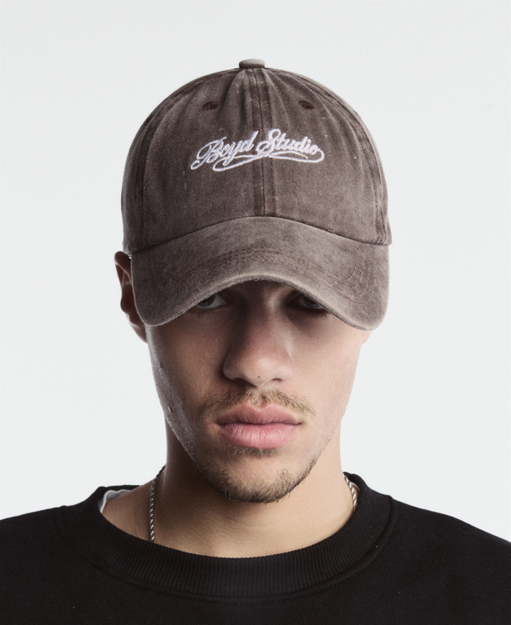 BROWN WASHED BOYD STUDIO CAP