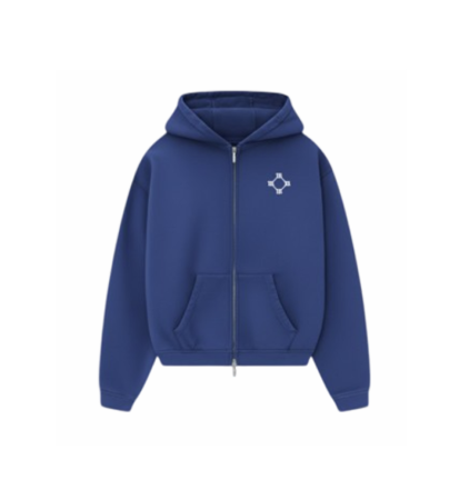 BLUE LOGO ZIPPER