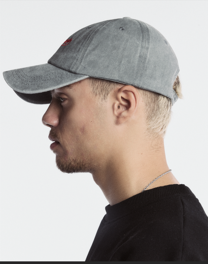 GREY WASHED BOYD STUDIO CAP