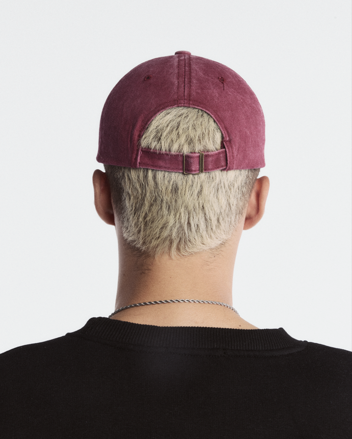 RED WASHED BOYD STUDIO CAP