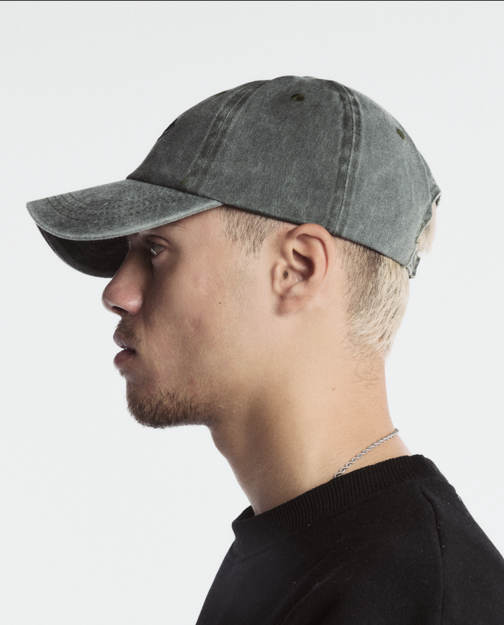 GREEN WASHED BOYD STUDIO CAP