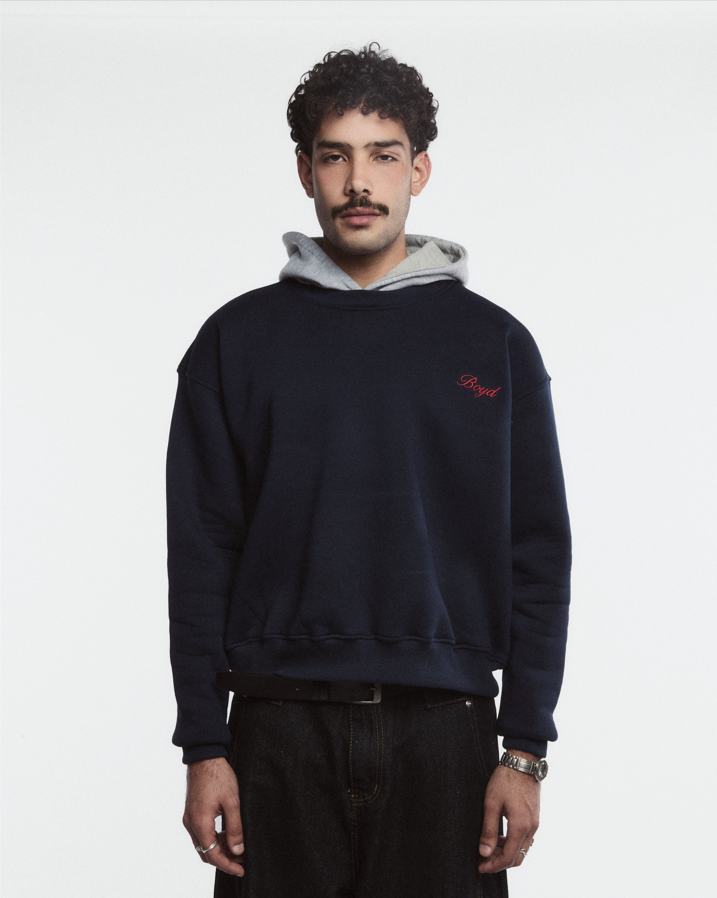 SUTTY HOODED CREWNECK