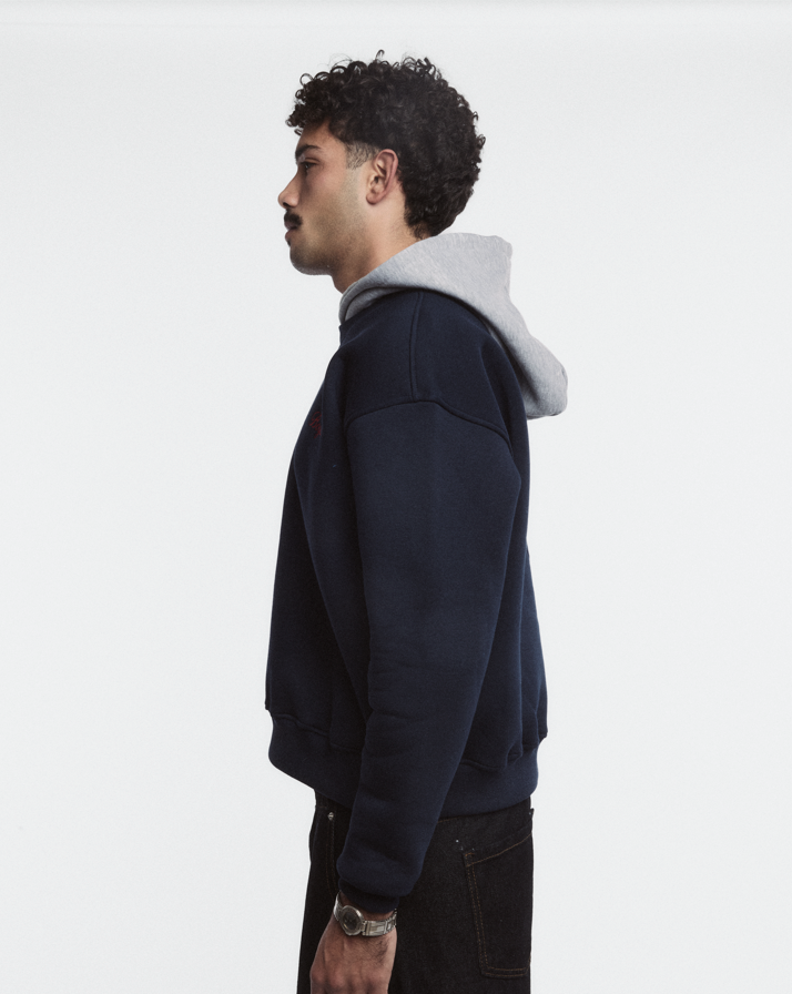 SUTTY HOODED CREWNECK