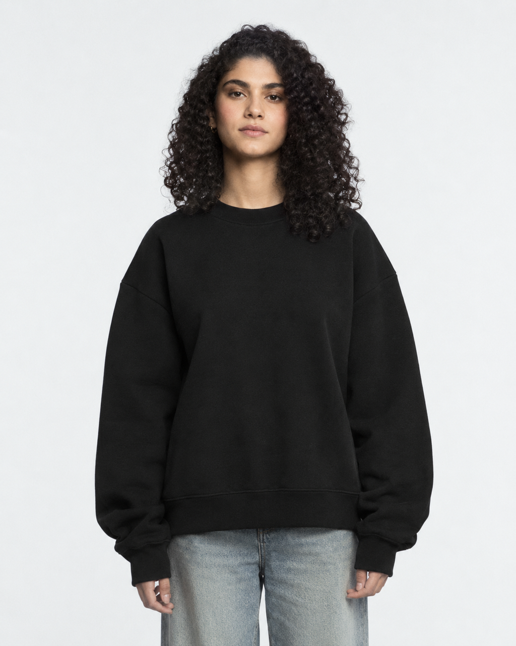 Black+Grey Core Crewnecks