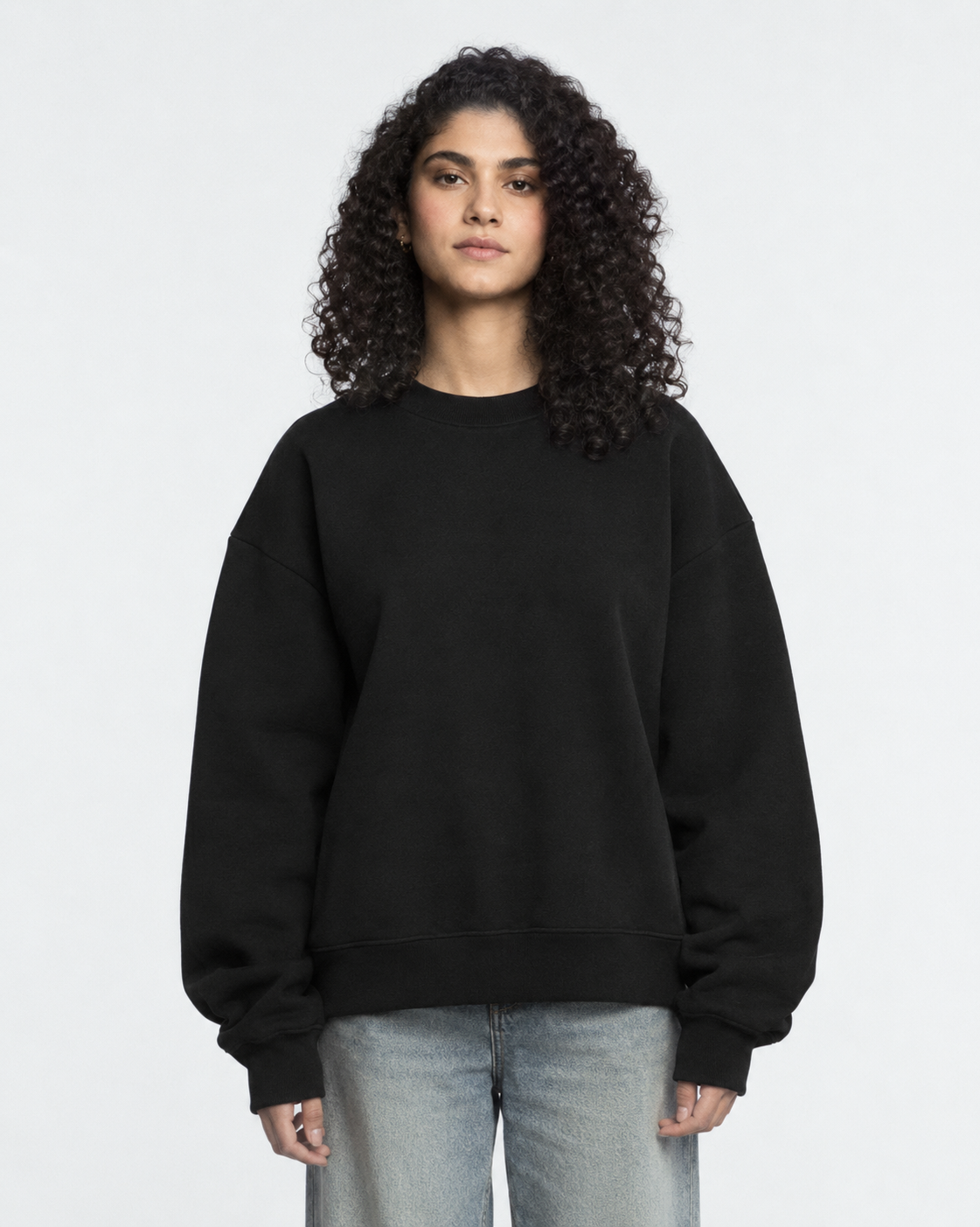 Black+Grey Core Crewnecks
