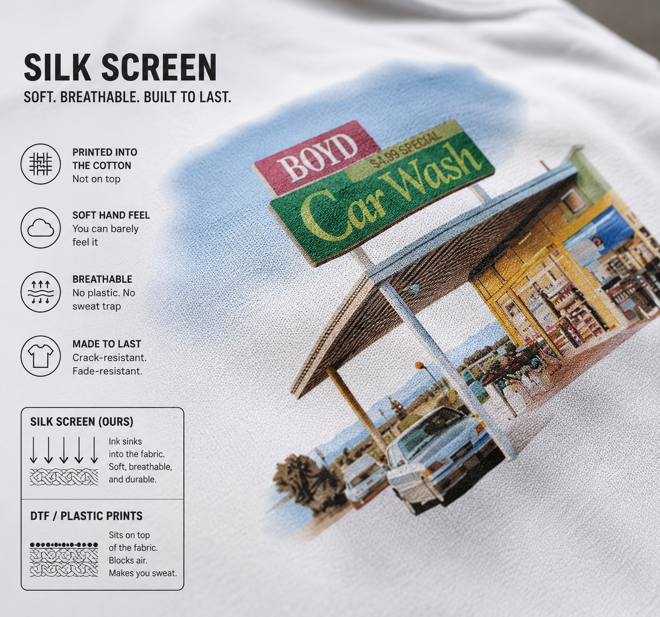 Car wash tee