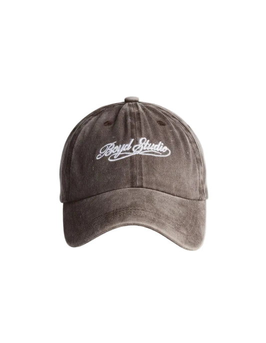 BROWN WASHED BOYD STUDIO CAP