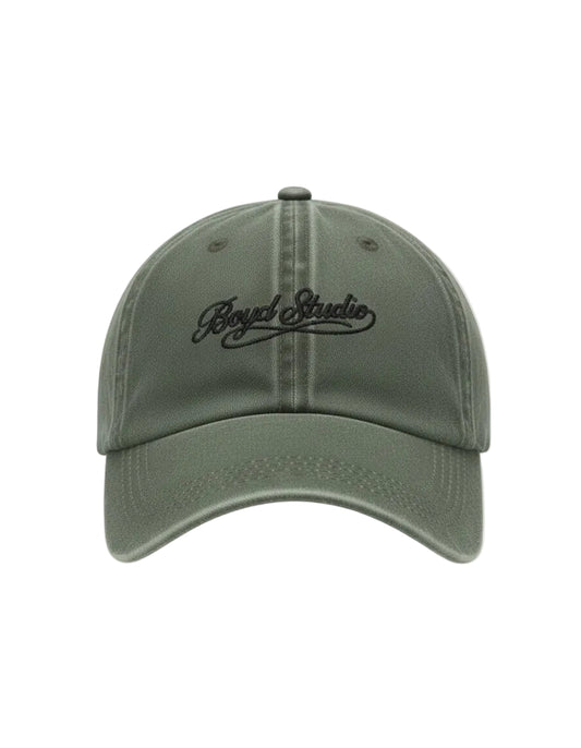 GREEN WASHED BOYD STUDIO CAP