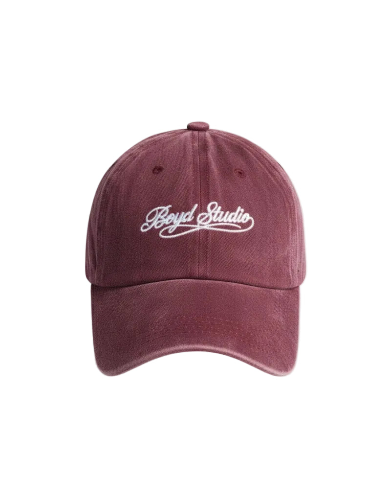 RED WASHED BOYD STUDIO CAP